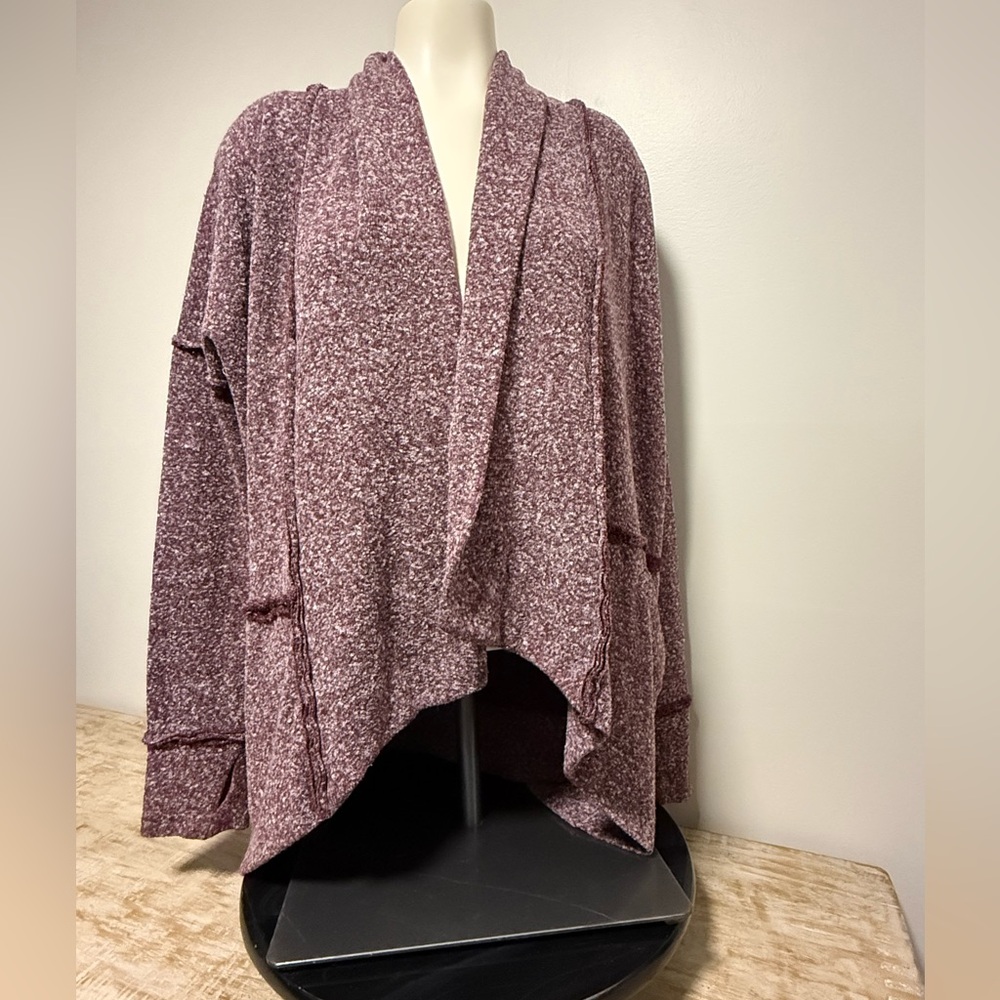 Roots Red Cozy Cardigan Sweater